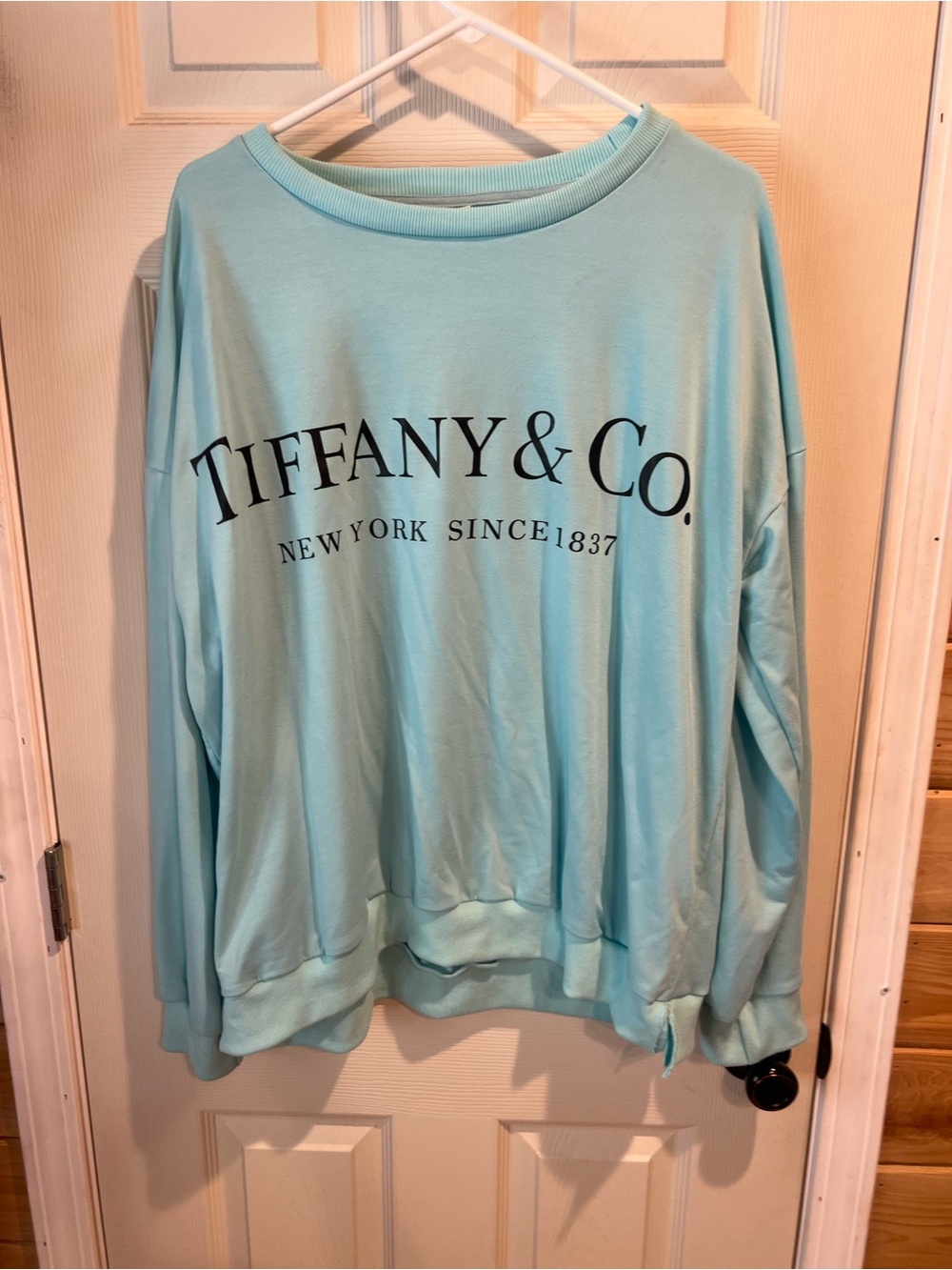 Unk Tiffany & Co. Light Blue Logo Pullover Sweatshirt